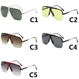 Half Frame Sunglasses Men Women Designer Sun Glasses Rimless Driving Glasses Uv Protection Eyewear