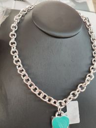 nuove catene di collana nera argento collegano gioielli da uomo collane con ciondolo a cuore per le donne set di braccialetti gioielli di moda designer oro coppia di donne regali della festa nuziale