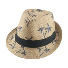Hats for Men British Top Hat Hats Summer Men Caps Casual Formal Wedding Decorate Beach Hat Straw Panama Sombrero Hombre