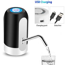 Water Pumps Water Bottle Pump USB Charging Automatic Electric Water Dispenser Pump Bottle Silent One Click Auto Switch Drinking Fountain 230707