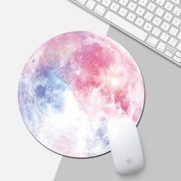 Office Kawaii Desk Mat For Rubber Cute Non-slip Pad Mouse Desk Round Pad Laptop Pad Home Keyboard Mouse Mat Mouse Computer