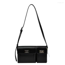 Evening Bags 2023 Top Brand Twin For Women High Quality PU Shoulder Bag Designer Armpit Luxury Purses And Handbags Cute Dinner