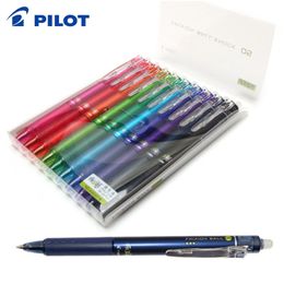 Gel Pens Pilot FriXion Erasable Gel Pen LFBK-23EF/23F 10pcs/lot School Office Supplies Stationery 0.5/0.7mm 230707