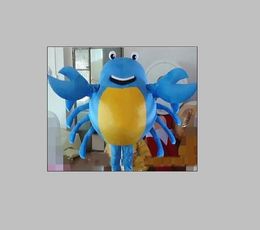 halloween EVA Material blue crab Mascot Costumes Cartoon Character Outfit Suit Xmas Outdoor Party Outfit Adult Size Promotional Advertising Clothings