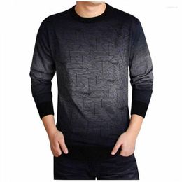 Men's Sweaters Autumn Cotton Casual Sweater Clothing Men O-neck Print Top Pull 2023 Wool Pullover Brand Homme Mens Shirt