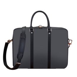 men's leather briefcases business bags men's crossbody bag business portable shoulder slant casual bag High Quality laptop designer handbag Laptop Bags for men work