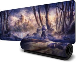 Japanese Mouse Pad 31.5x11.8Inch HD Printing Style Desk Mat Water Proof Fabric Surface Mouse Pads Deadwood Samurai