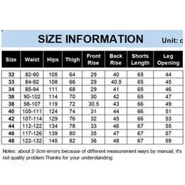 Pants Men Long Denim Shorts Summer Cropped Trousers Knee Length Plus Size 48 46 44 42 Thin Oversized Male Fit Big Blue Middle Jeans