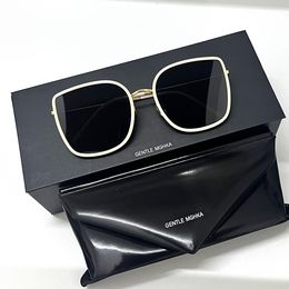 2022 GENTLE MGHKA Brand Women men Oversized Sunglasses Star Sunglass Fashion Lady Vintage Acetate Sunglasses Luxury original box