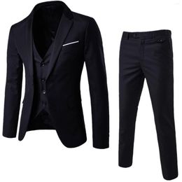 Blazers Men's Suits Solid Colour Fashion Casual Party Dress Up Mans Suite One Button Suit Elastic Rain Bridal Buttons For Wedding