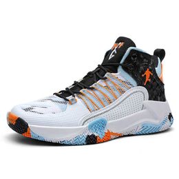 New Womens Mens High Top Basketball Shoes Breathable Sneakers Youth Sports Training Shoes