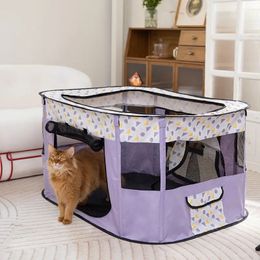 Tent Foldable Cat House Kitten Lounger Cushion Cat Delivery Room Cat Basket Cosy Tent For Puppies