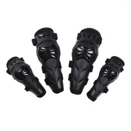 Motorcycle Armor 4 Pieces Knee Shin Guards Cusion For Skating Motocross Sport