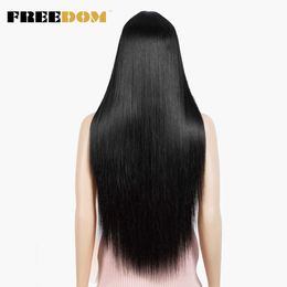 Nxy Synthetic Lace Front Wigs For Women 13x7 Long Straight Lace Front Wig 30 inch Free Part Natural Cosplay Lace Wigs 230524