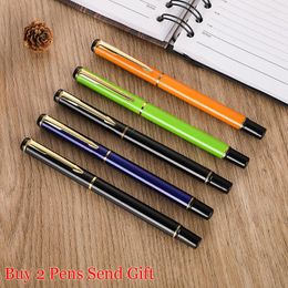 Fashion Design Nice Quality Brand Metal Roller Ballpoint Pen Office Executive Business Men Writing Buy 2 Pens Send Gift