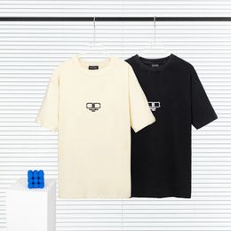 BLCG LENCIA 2023 Summer New 250g 100% Cotton Fabric T-shirt Men High Quality Print Color Drop Sleeve Loose Tshirts Oversize Tops 202349