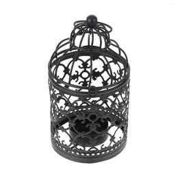 Candle Holders Candlestick Rustic Table Decor Tealight Lantern Candelabra Birdcage Holder Iron Delicate Stand