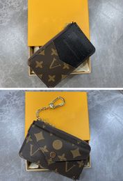 Designer Fashion Womens Mini Zippy Organiser Wallet Coin Purse Bag Belt Charm Key Pouch Pochette Accessoires 6 Colours
