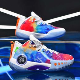 Men's Women's Basketball Shoes Anti Slip Sneakers Mid Top Sports Shoes For Youth