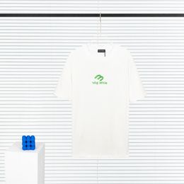 BLCG LENCIA 2023 Summer New 250g 100% Cotton Fabric T-shirt Men High Quality Print Color Drop Sleeve Loose Tshirts Oversize Tops 202370