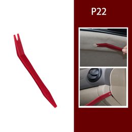 Auto Trim Removal Tool No Scratch Plastic Pry Easy Door Panel Fastener Clip Moulding Dashboards Interior Trim Tool Red P22