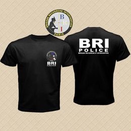 Blazers France Special Elite Police Forces Raid Bri Unit T Shirt. High Quality Cotton, Large Sizes, Breathable Top, Loose Casual Tshirt