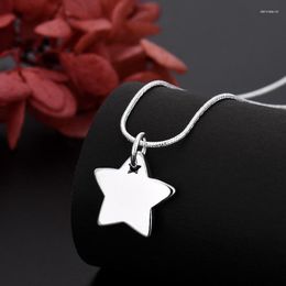 Pendant Necklaces Trend Y2k 925 Stamped Silver Beautiful Star Necklace For Women Fashion Party Wedding Engagement Jewellery Holiday Gifts