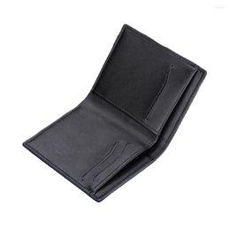 Wallets Men's Wallet Short Multi-function Fashion Casual Draw Card Holders For Men Cardholder Bags Simple Style Soft
