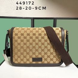 Сумки для сумок мессенджера Messenger Men Men Women Messager Messenger Bags Кожаный метис элегантный женский плечо мешок с крестом на восточный запад 449172