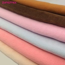 Fabric and Sewing ZYFMPTEX 198 Colours 150x80cm 3mm Pile Length Super Soft Plush Fabric Patchwork Textile DIY Sewing Fabric For Toys Clothes 230707