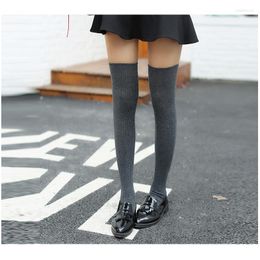 Women Socks Fashion Warm Over The Knee Stockings Quality Long Cotton Thigh High Stocking Sexy Medias Drop