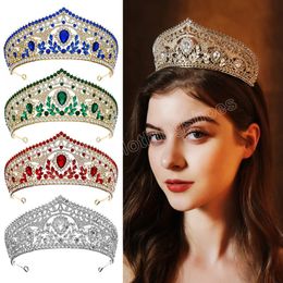 5 Colors Elegant Luxury Crystal Tiara Crown For Women Girls Wedding Party New Bridal Hair Dress Jewelry Accessories