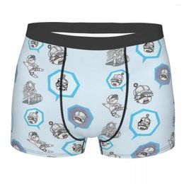 Underpants White Blood Cell Sticker Pack Cells At Work Chibi Mini Breathbale Panties Man Underwear Ventilate Shorts Boxer Briefs