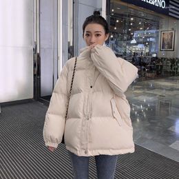 Women's Trench Coats Female Thin Quilted Jacket Autumn Woman Warm Long-sleeved Parkas Women Cotton-padded Tops Cotton Padded Coat Parka G393