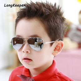 Brand Child Sunglasses Mirror Glasses Metal Pilot Sunglasses For Girl Boy Kids Sunglasses Girls Children Glasses Frame Goggles