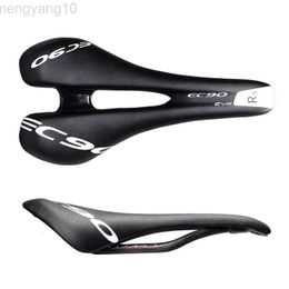 Bike Saddles Ec90 EVA 168g sponge lightweight full carbon fiber bow mtb road bike saddle MTB road bicycle saddle HKD230710