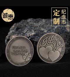 Arts and Crafts Spot wholesale love lucky Commemorative coin antique commemorative medal