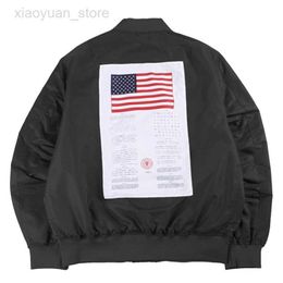 Men's Jackets Vintage Back Patch MA1 Bomber Jacket Men Spring Autumn Retro Hip Hop Pilot Coat Man Coat Streetwear Wind Breaker 2023 HKD230710