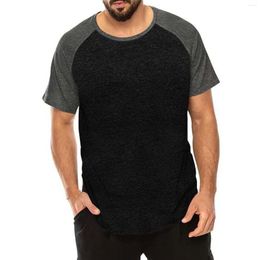 Men's T Shirts Fashion Spring And Summer Casual Short Sleeved Round Neck Solid Colour Shirt Soft Shirks For Men Bulk