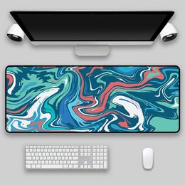 Computer Mouse Pad Strata Liquid Gaming Accessory Mousepad Abstract Large Size MouseMat Gamer Rubber Non-slip bottom Carpet