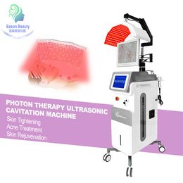 Professional 10 In 1 PDT Water Deep Clean Facial Machine 7 Colours Pdt Light Therapy Machine With Bio RF & Skin Analysis