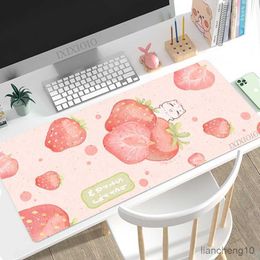 Mouse Pads Wrist Cute Fruit Mouse Pad Gamer XL Home New Large Mousepad XXL Desk Office Natural Rubber Non-Slip Desktop Mouse Pad R230710