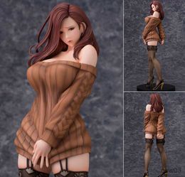 Action Toy Figures 28cm Version Anime Figure Brown clothes Kujo Shiho Action Figure Model Collectible model Toys Kid Gift R230710
