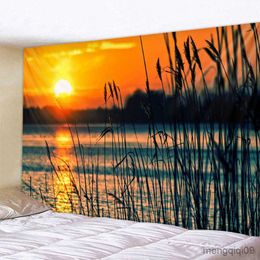 Tapestries Beautiful sunset landscape Large Wall Tapestry Cheap Wall Hanging Wall Tapestries Wall Art Decor R230710