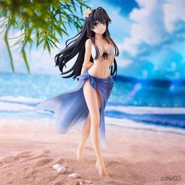 Action Toy Figures 23CM Anime Figure My Teen Romantic Comedy Sexy Swimsuit Standing Figure Toy Static Doll Figure R230710