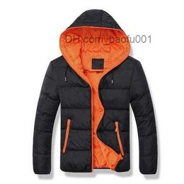 Men's Jackets Men's coat Winter Jacket Men Cotton Blend Coats Zipper Casual Thick Outwear For Men Asia Clothing Male Z230710