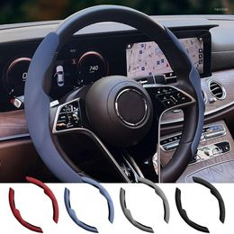 Steering Wheel Covers Cover Liquid Leather Material Carbon Fibre Design Excellent Safe Grip Easy To Use For Cars