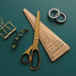 Office Scissors Vintage craft scissor design brass scissors paper cutter office accessories notebook Planner DIY tool school Stationery Store 230707