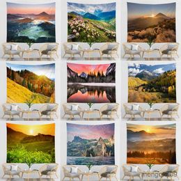 Tapestries Home decor tapestry natural landscape sea mountain travel beach room decorative wall rug holiday wall tapestry 230x180cm R230710