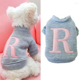 Dog Apparel Letter Clothes Printed Cute Sweatshirt For Dogs Hoodies Small Pet Clothing Autumn Winter Ropa Perro